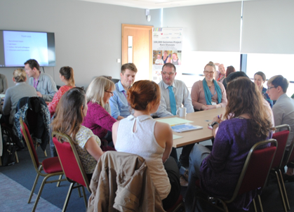 A patient engagement session at the Manchester Centre for Genomic Medicine for the 100,000 genomes project