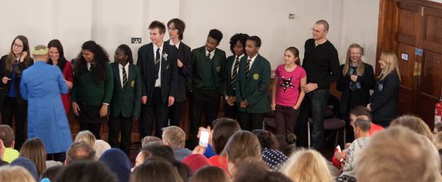 Participants learn about genetic variations at the 2014 CCGS Christmas Lecture