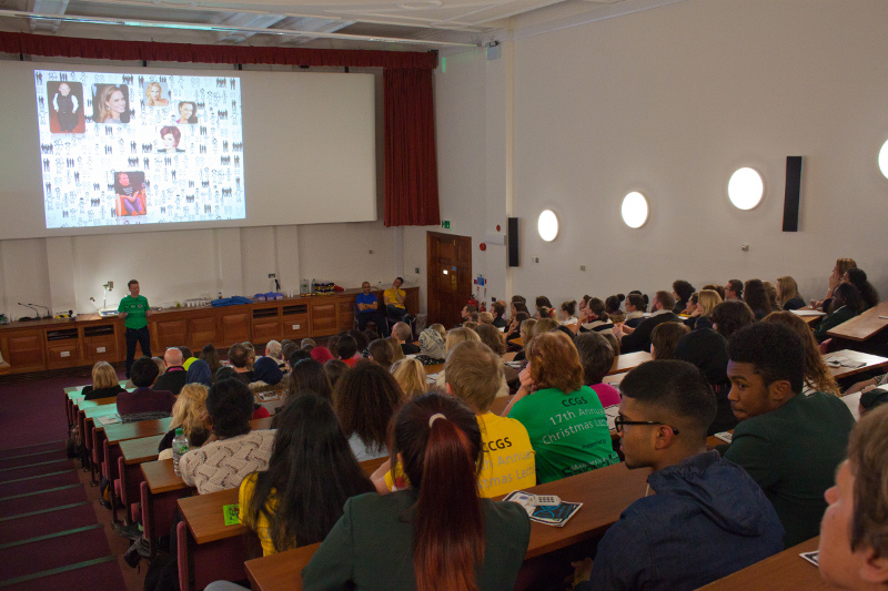 The lecture theatre for the 2014 annual christmas lecture
